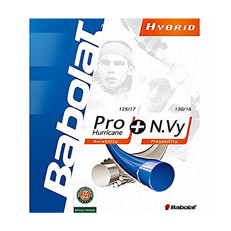 Струна для теннисной ракетки Babolat HYBRID PRO HURRICANE / N.VY